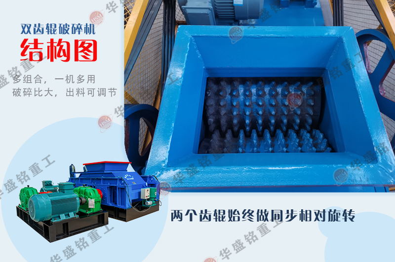 齒(chi)輥式粉(fen)碎機結(jie)構(gou)工作原(yuan)理